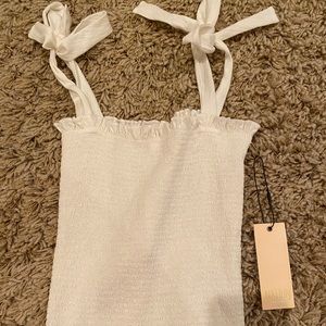 Nation smocked tank top